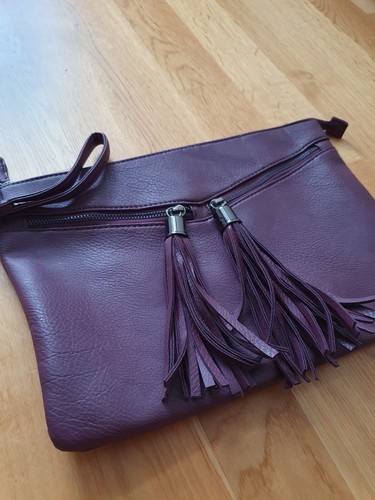 Clutch bordeaux rot mit - clutch,