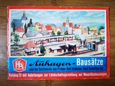 Auhagen / Pappe / H0/TT / Katalog 1972 / Modellbahngebäude / Selten