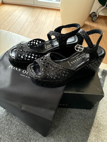 Sommer plateau schuhe - plateau, 37,5