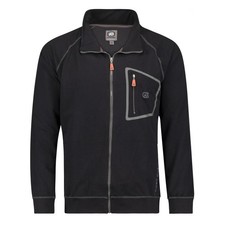 Sweatjacke Herren Zip Jacke ohne Kapuze Sweatshirt in Übergrößen XXL bis 14XL