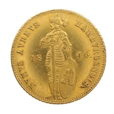 Hamburg Stadt Dukat 1846