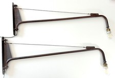1 von 2 MID-CENTURY Industrie Wandlampe Lampe  Swing-Jib von Jean Prouvé, 1950er