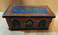 Bauernmalerei Holztruhe