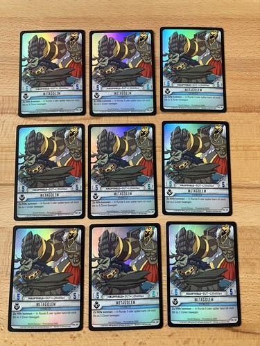 Huntik tcg metagolem foil holo - huntik,