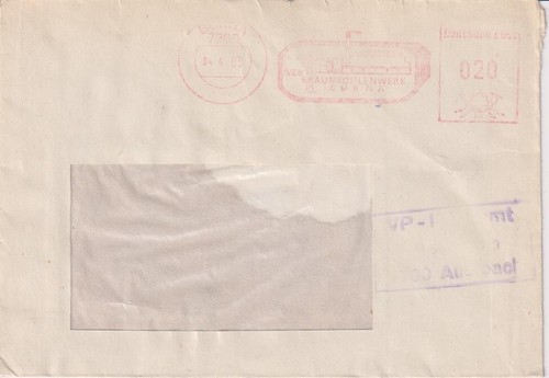 Ddr brief freistempel - ddr,,