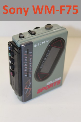 Sony f75 sports - wm-f75,