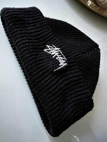 Vintage stüssy beanie - beanie, schwarz