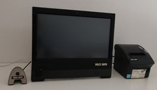 Gastronomie Kasse Multidata Lifestyle 2 / Shuttle X50V4 mit Bondrucker, Software