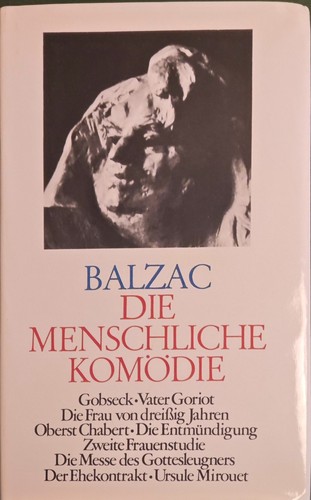 Die menschliche komödie band - die,