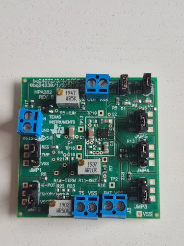 Bq24072evm ion - ti, li-ion