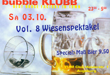 Club Flyer Bubble Klubb (02 Seiten) Yum Club 13.10