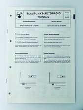 Original Vintage BLAUPUNKT Autoradio Service Manual BOSTON Serie X 16 Seiten