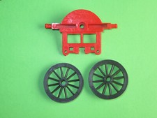 Timpo Toys  Ersatzteil  Deichsel Kutsche  2 Räder  Nr. 6