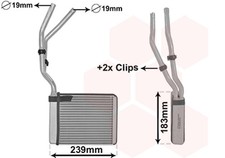 VAN WEZEL Wärmetauscher