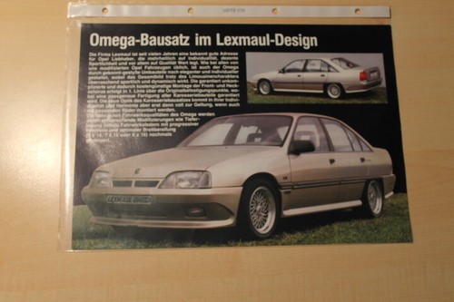 02277 opel omega lexmaul - opel, a