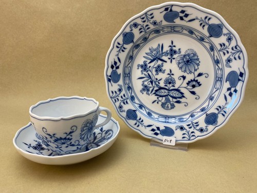 3tlg meissen zwiebelmuster - 3tlg.,