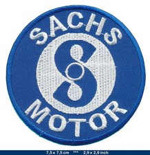 SACHS Aufnäher Patches Motorrad Mofa Moped Kleinkraftrad Fichtel Motoren v2
