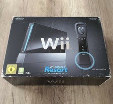 Nintendo WII ► Sports Resort Pack Limited Edition 512MB Schwarz Spielekonsole ◄