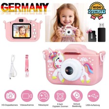 Einhorn Kinderkamera,1080P HD Digitalkamera für Kinder,Selfie Kamera Spielzeug
