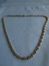 P300-925er Silber Collier Lang 42 cm Breit 4,9 mm Gewicht 25 Gramm