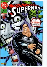 Superman #7, Panini 2001, mit Joker + Batman, Action #770, man of Steel #105