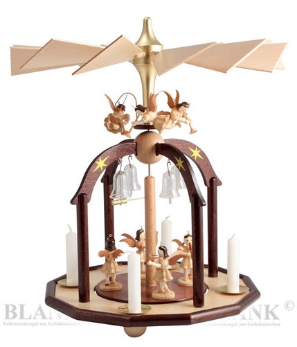 Engel pyramide mit glasglocken - engel,