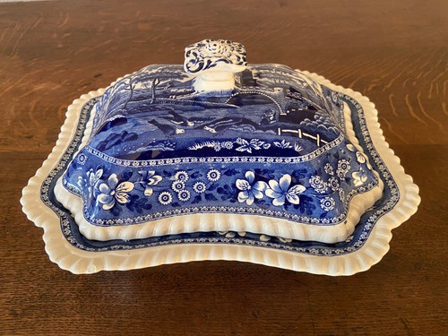Copeland spode blue tower - tower,