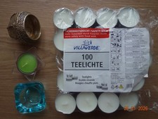80 Teelichter und 3