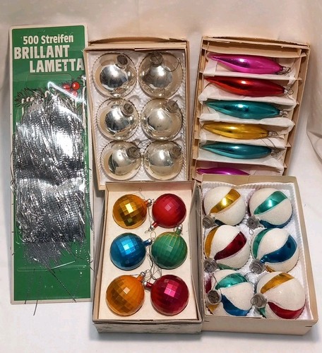 Weihnachtskugeln set vintage - weihnachtskugeln,