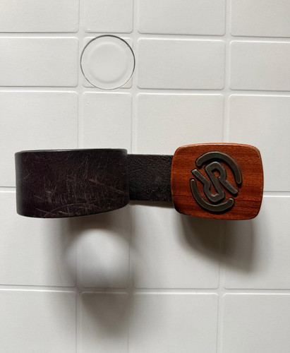 Vintage gürtel echtleder - gürtel,