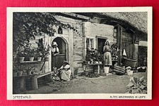 AK Spreewald um 1913 Altes Bauernhaus in Leipe mit Typen   ( 163738