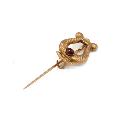 Anstecknadel harfe mit - harfe,