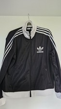 Adidas Damenjacke Beckenbauer Retro VINTAGE  XL schwarz Adidasjacke