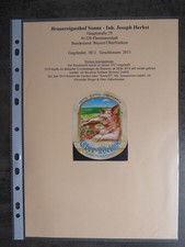 Bieretiketten, Bayern, Ebermannstadt, Brauerei Sonne