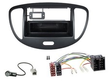 Radioeinbauset DIN Autoradio für Hyundai i10 (2008-2013) schwarz