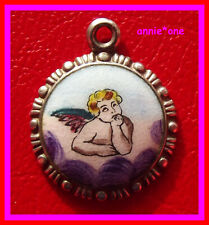 ꧁ WEIHNACHTEN anhänger ENGEL schutzengel RAFFAEL sixtinische MADONNA silber ꧂