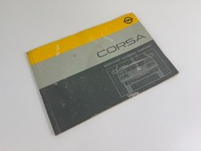 OPEL CORSA A 08/1986, Betriebsanleitung Bedienungsanleitung, original Handbuch