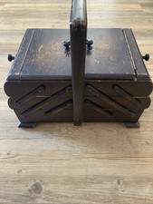 Vintage Nähkasten Holz Retro