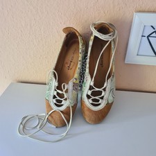 Air Step Schnürballerina Gr.39 Braun/Multicolor