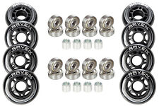 RAVEN Rollen Ersatzrollen für Inlineskates + Kugellager Abec7/Abec9 - Neu