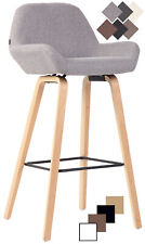 Barhocker Newnan Stoff 4-Fuß Gestell Thekenhocker Küchenhocker Barstuhl Hocker