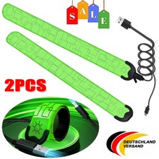 2 Stück LED Armband Aufladbar