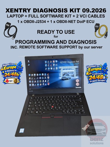 Laptop with mercedes xentry - laptop,