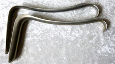 Spekulum Vaginal KRISTELLER Set/ 2-tlg. langes Modell, 110 x 20 mm FIG 0 V2A