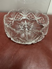 Kristall Glas Geschliffen Schale 17 Cm Durchmesser 