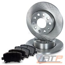 BREMSSCHEIBEN VOLL Ø256 + BREMSBELÄGE HINTEN FÜR SKODA SUPERB VW JETTA TOURAN 1T