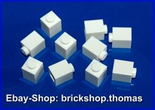 Lego 10 x Steine Bausteine weiß - 3005 - Basic Brick 1 x 1  white - NEU / NEW