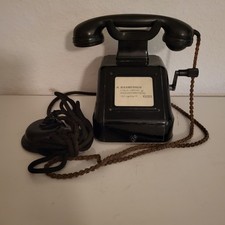 Altes Kurbeltelefon/Nebenstelltelefon aus Dänemark an Bastler