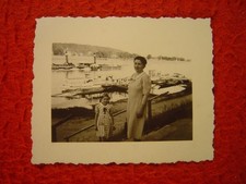 LASTSCHLEPPER / DAMPFSCHLEPPER AUF DER ELBE BEI DRESDEN (?) - 1 Foto von 1941