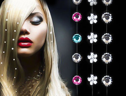 Clip extensions strass haar - extensions,